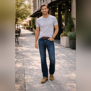 Levi's Dark Blue Straight Jeans